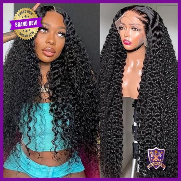 28 Inch 13x4 HD Lace Front Wig Human Hair Deep Wave Glueless main image 6